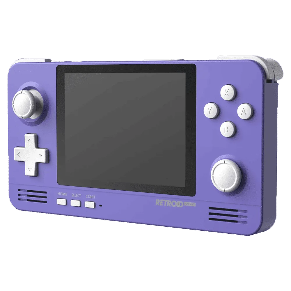 Front image of the purple Retroid Pocket 2