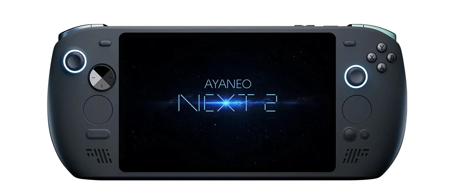 Front image of the AYANEO Next 2 black color